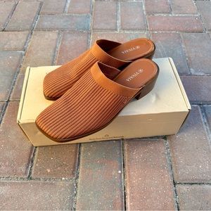 Copper knit mules | Vivaia